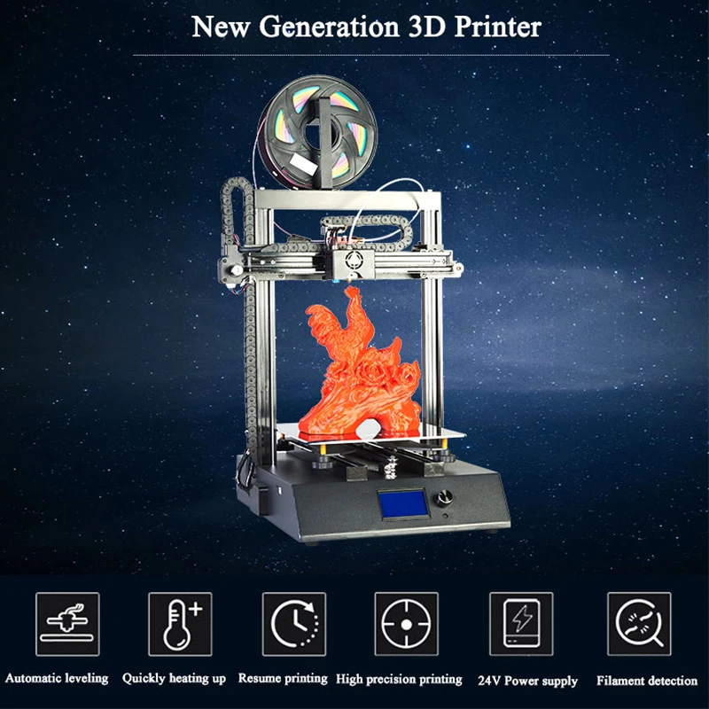 3d принтер Ortur factory Ortur4 V2/V1 металлический каркас fdm Marlin 2 0 материнская плата Drucker |