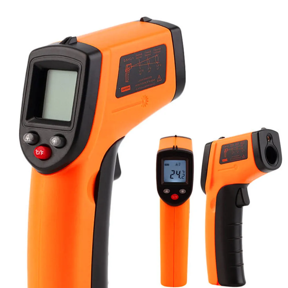 

Portable Non-Contact Laser LCD Display IR Infrared Digital Temperature Thermometer Cooking thermometer Baking Tools aug6