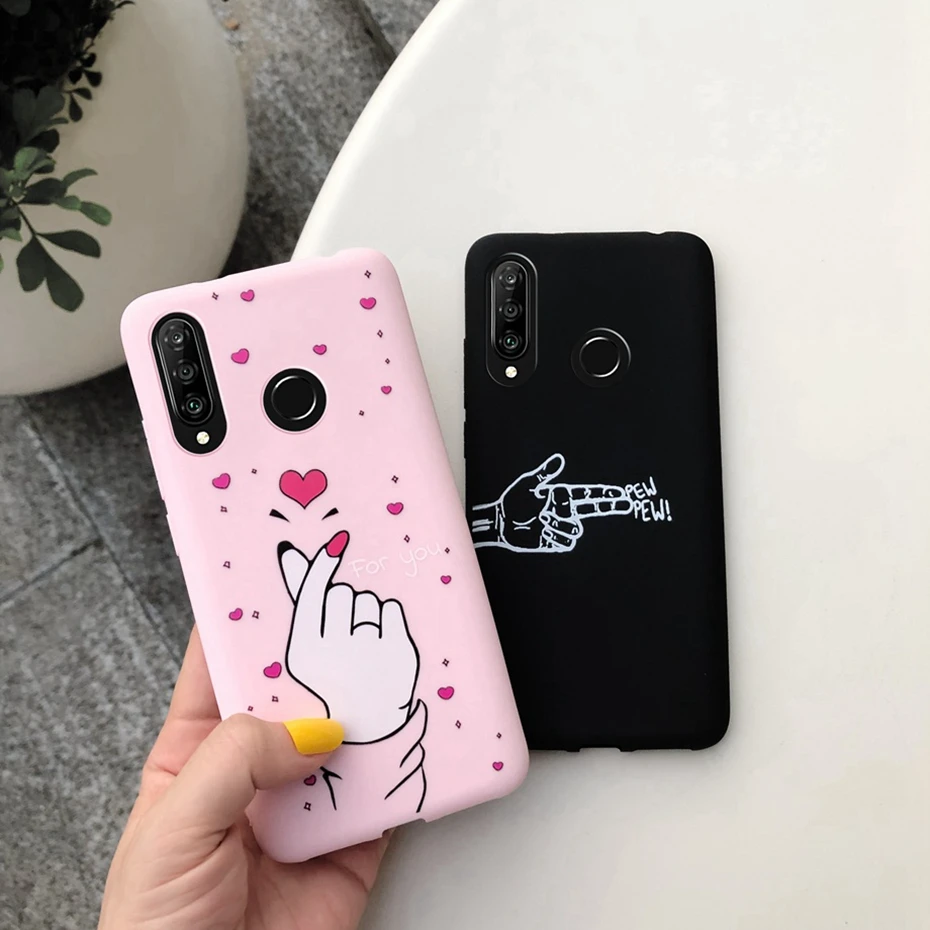 Чехол для Huawei P30 Lite Ультратонкий Мягкий силиконовый защитный чехол ТПУ телефона с
