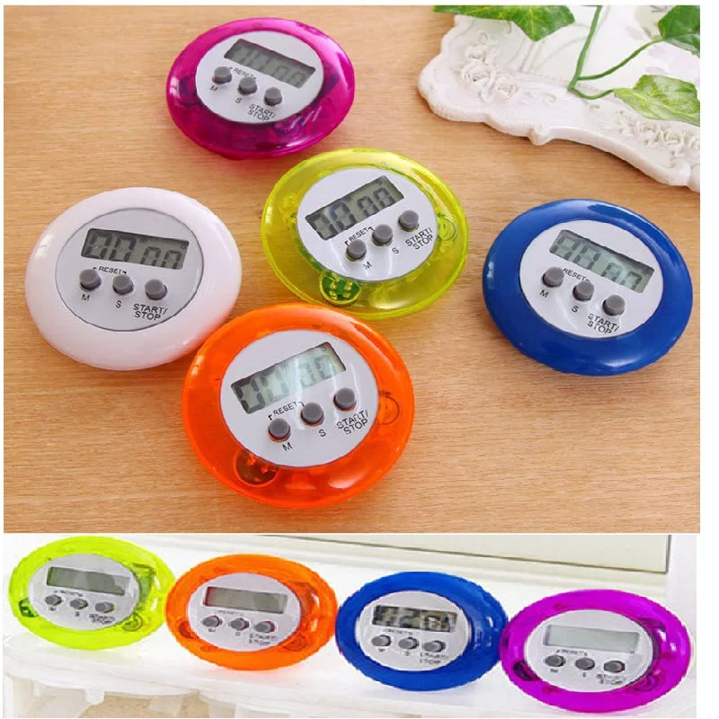 1 шт. цифровой кухонный таймер обратный отсчет магнитный Таймер ЖК дисплей