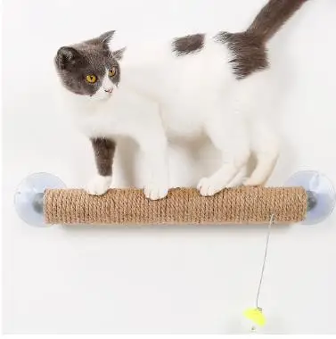yellow Кошка Скребок дерево доска кошки игрушка картон для кошки котенок окно игрушка присоска забавная интерактивная игрушка с колокольчиком rascador gato - Цвет: yellow