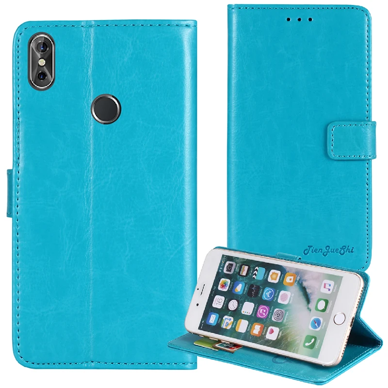 TienJueShi Deluxe Durable High quality PU Protection Leather Cover Phone Case For HomTom H5 5.7 inch Shell Wallet Etui Skin | Мобильные