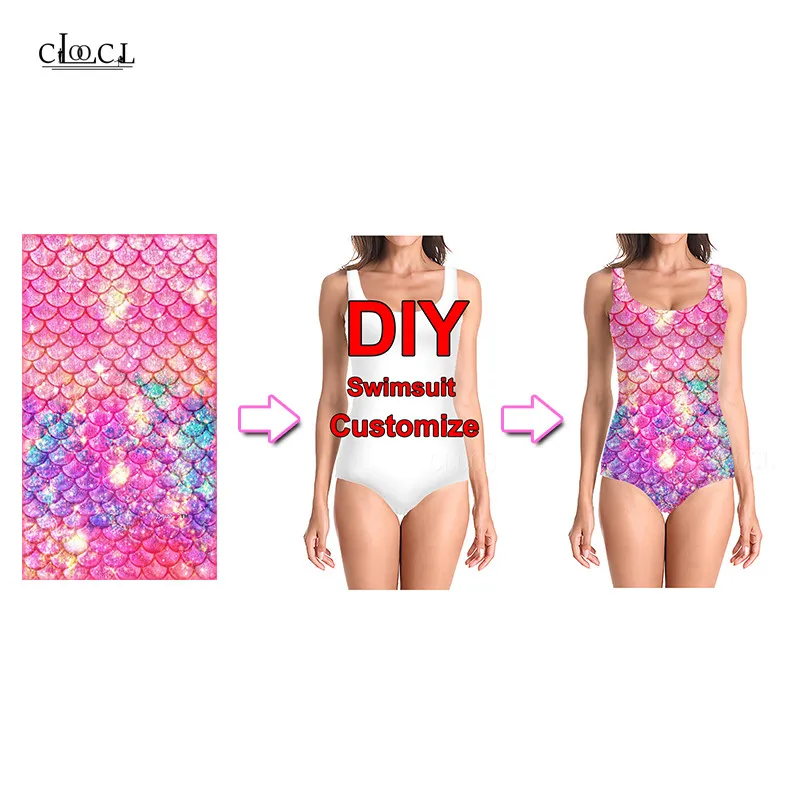 DIY Customize One-Piece Swimsuit Women Animal/Photo/Star/Anime/Flower 3D Print Sleeveless Sexy Swimwear Summer Beach Swimsuits | Спорт и