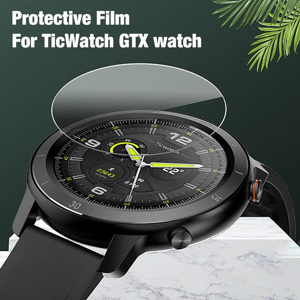 3 шт Защитная пленка для TicWatch GTX watch SmartWatch защита экрана полное покрытие