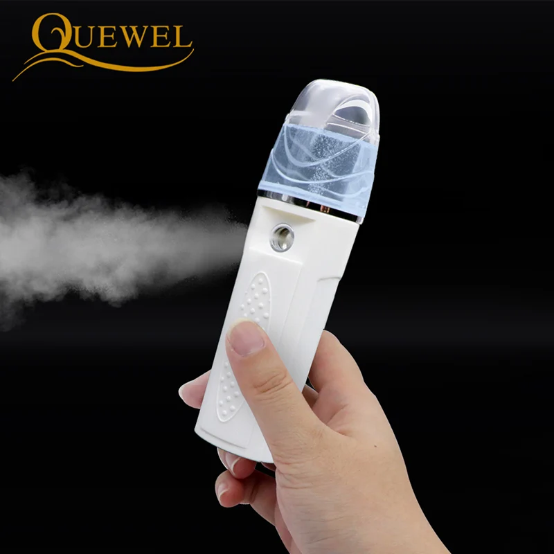 Устройство для распыления лица Quewel портативный аппарат паровой бани с зарядкой