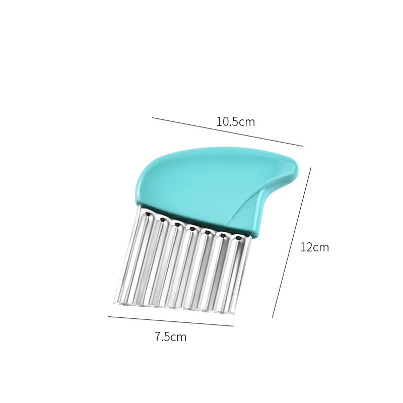 Волнистый нож из нержавеющей стали резак для картофеля слайсер измельчитель