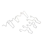 Набор из 6 лампочек, фиксирующих пружинный зажим, лампа для фар для H1 H3 H4 H7