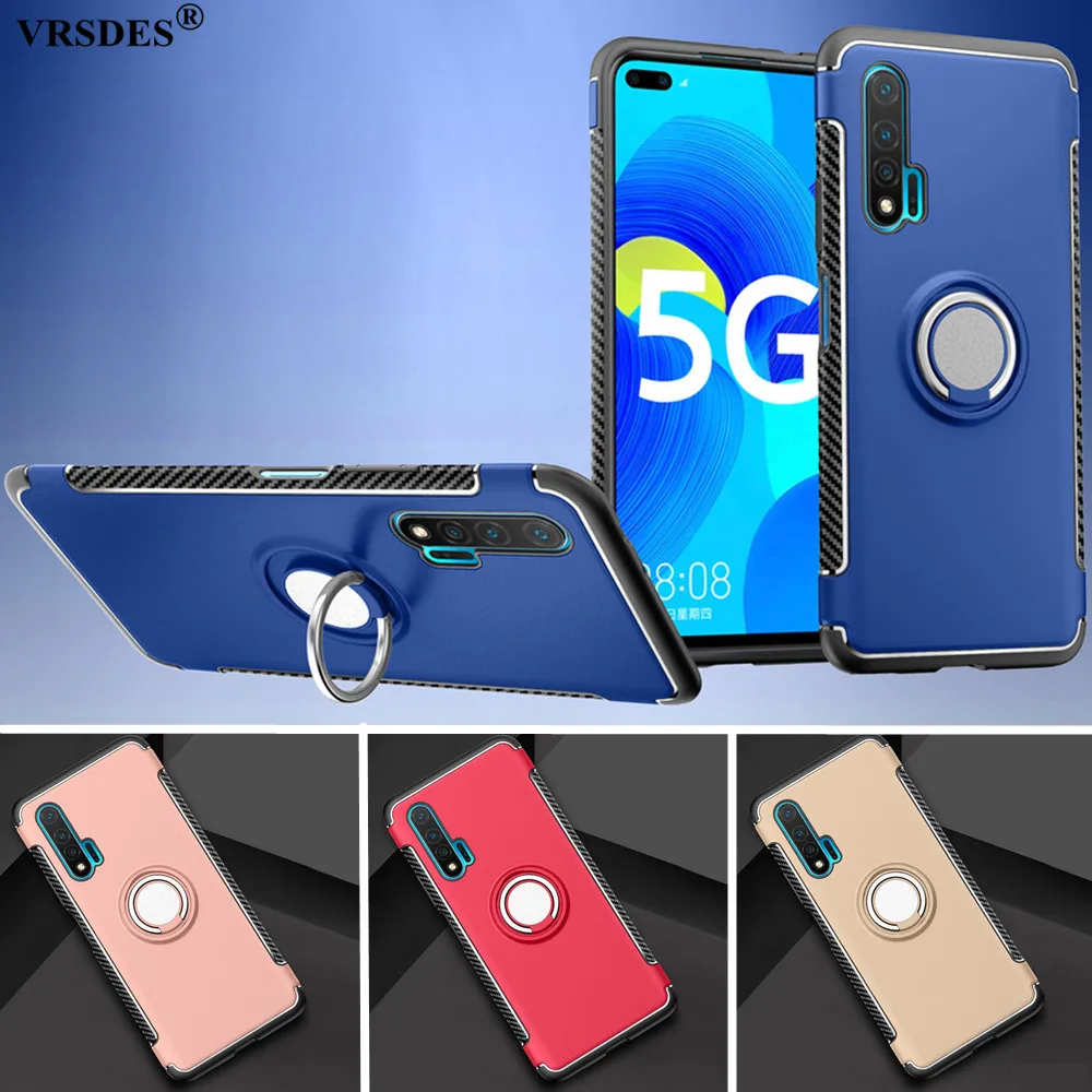 Для Huawei Nova 6 5i 3i 4e 3e P Smart Plus 2019 жесткий Магнитный кольцевой защитный чехол для 6SE 5 Pro