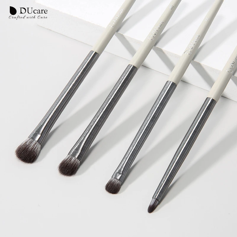 

DUcare Eyeshadow Brush 4/6/8PCS Makeup Brush set Blending Eyebrow Brush Nature Hair Synthetic Hair Eye Shadow Brush Set