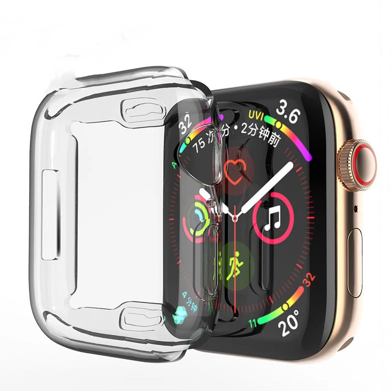 Чехол для Apple Watch Hand 1234 поколения защитный чехол ТПУ часов мягкий | Электроника