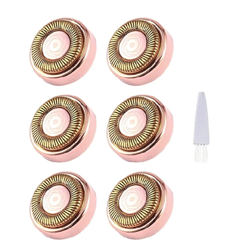 

6 шт. прочные сменные головки для замены лезвий 2 щетки для чистки