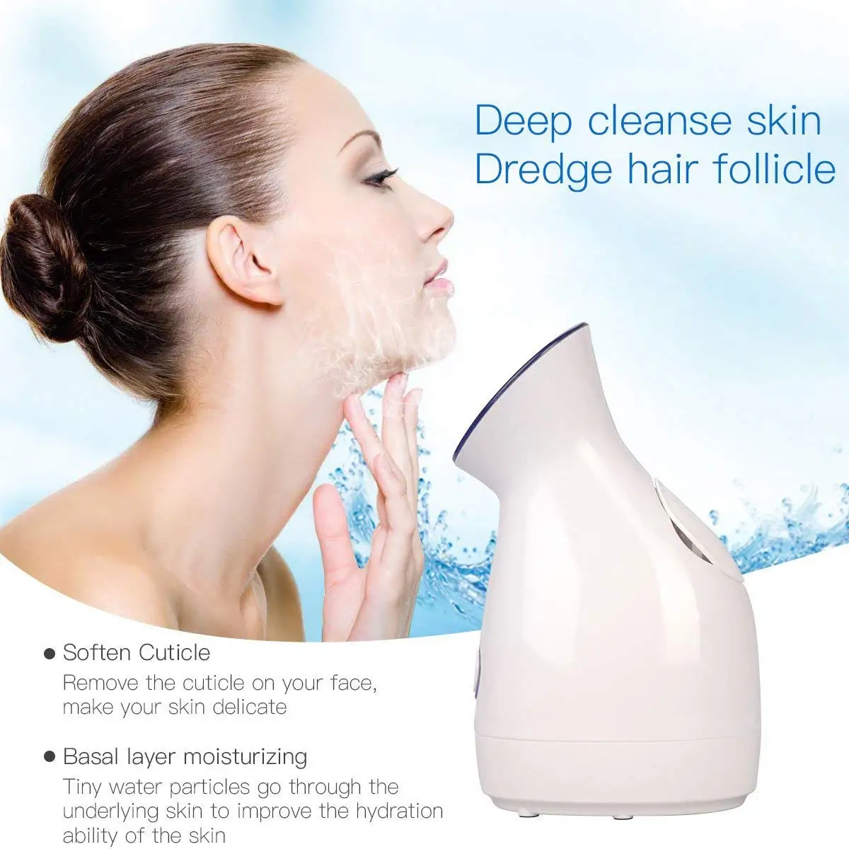 

Desktop Handheld Portable Spa Steamer Face Steamer Nano Facial Steamer with