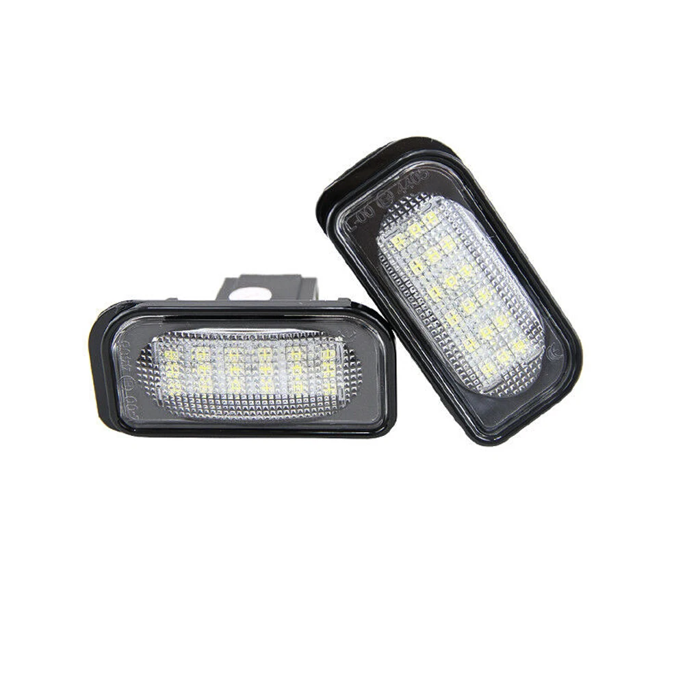 2 шт. 18SMD светодиодные лампы для номерного знака Mercedes Benz C-Class W203 Sedan SL-Class R230 CLK-Class W209