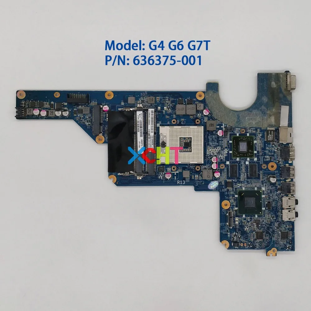 Материнская плата для ноутбука hp Pavilion G4 G6 G7T Series 636375-001 DA0R13MB6E0 HD6470/1G HM65, протестированная и идеально работающая материнская плата