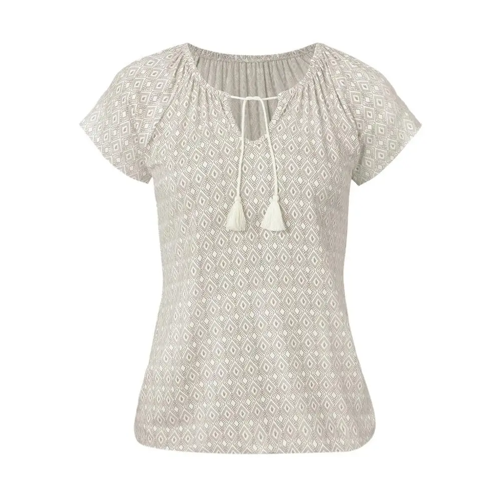 

Women's t shirt Fashion Feminino Bohemian Print Top Beach Summer Shirt Holiday t-shirt women Casual Summer tee shirt femme NEW