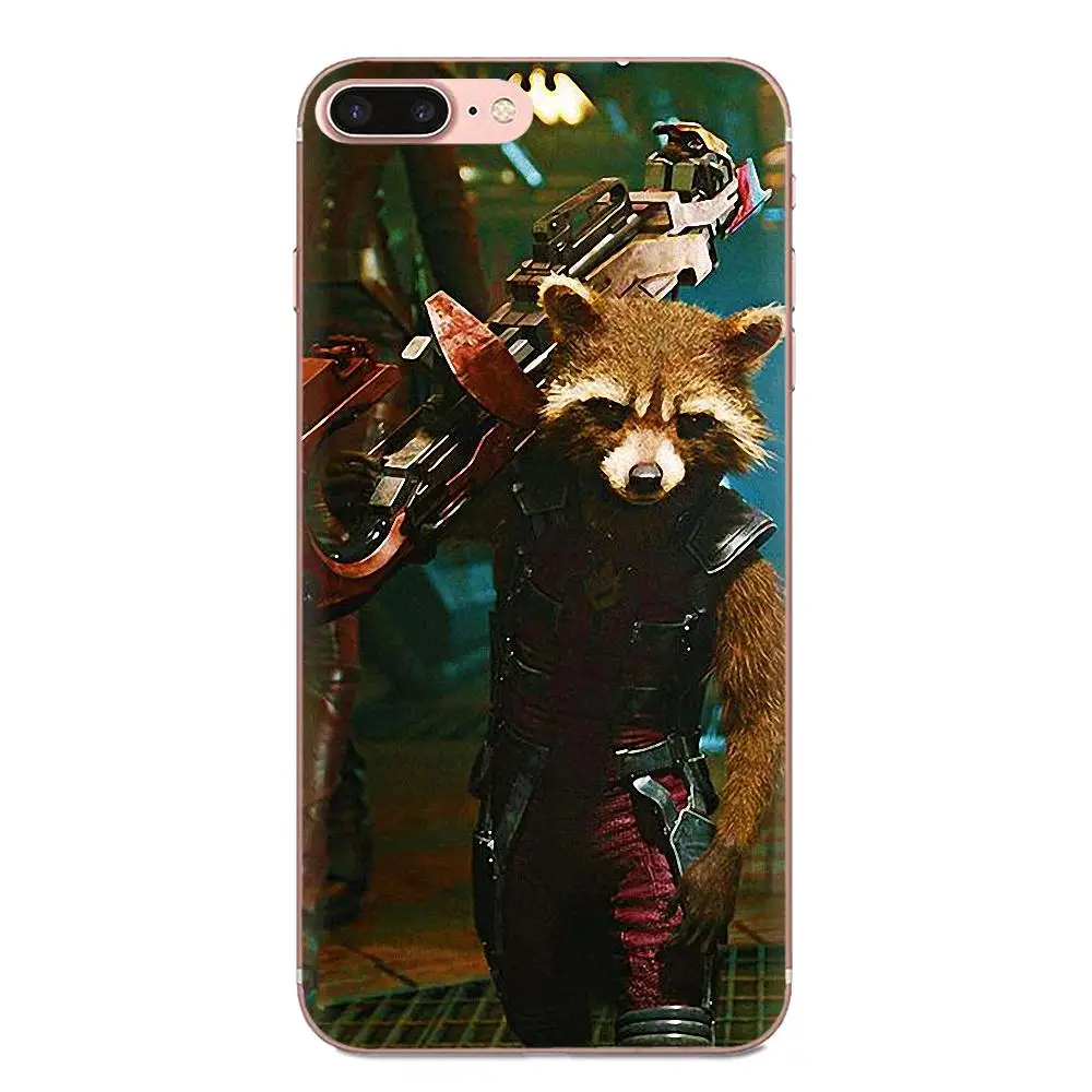 Guardian Rocket Raccoon For Xiaomi Redmi Note 2 3 3S 4 4A 4X 5 5A 6 6A Pro Plus Silicone Case | Мобильные телефоны и