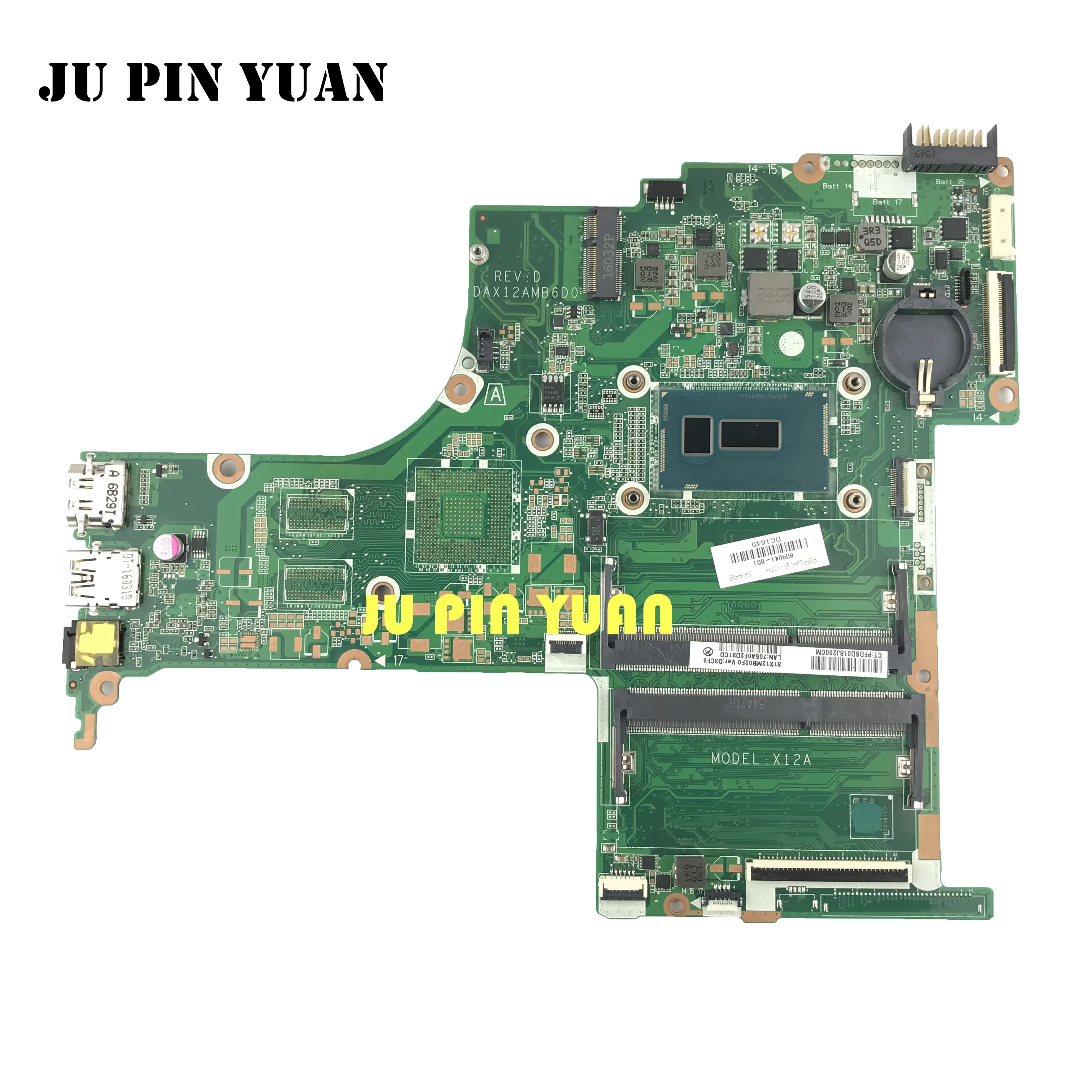 Материнская плата для ноутбука HP Pavilion 15-ab 15t-ab 809041-601 DAX12AMB6D0 809041-809041 полностью