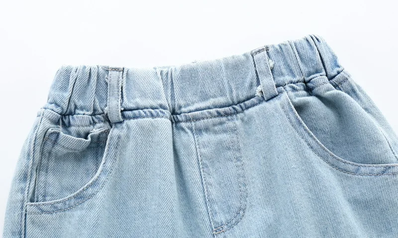 Лето 2020 шорты для маленьких мальчиков в Корейском стиле джинсовые брюки