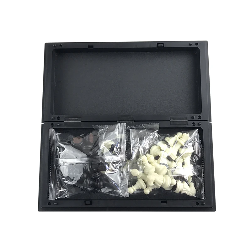 

New Chess and Checkers Folding Magnetic Dual-use Chess Game Set Board Game 25*25*2cm Entertainment Child Education Gift