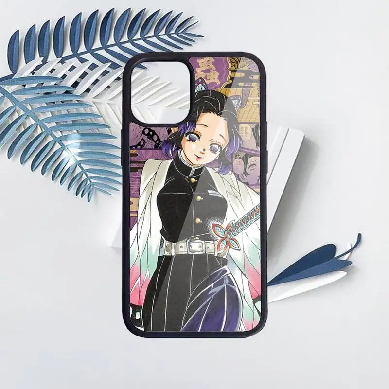 

Demon Slayer Blade Comic Postcard luxury design Phone Case funda PC for iPhone 11 12 pro XS MAX 8 7 6 6S Plus X 5S SE 2020 XR