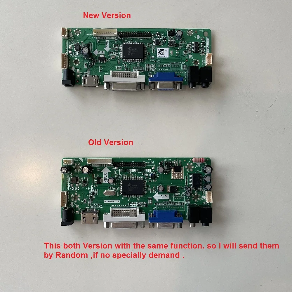 Work for LTN101NT02-A01/A02/A03/B01 Controller kit DVI LVDS monitor board LCD LED 1024X600 10.1" Panel VGA HDMI-compatible | Компьютеры