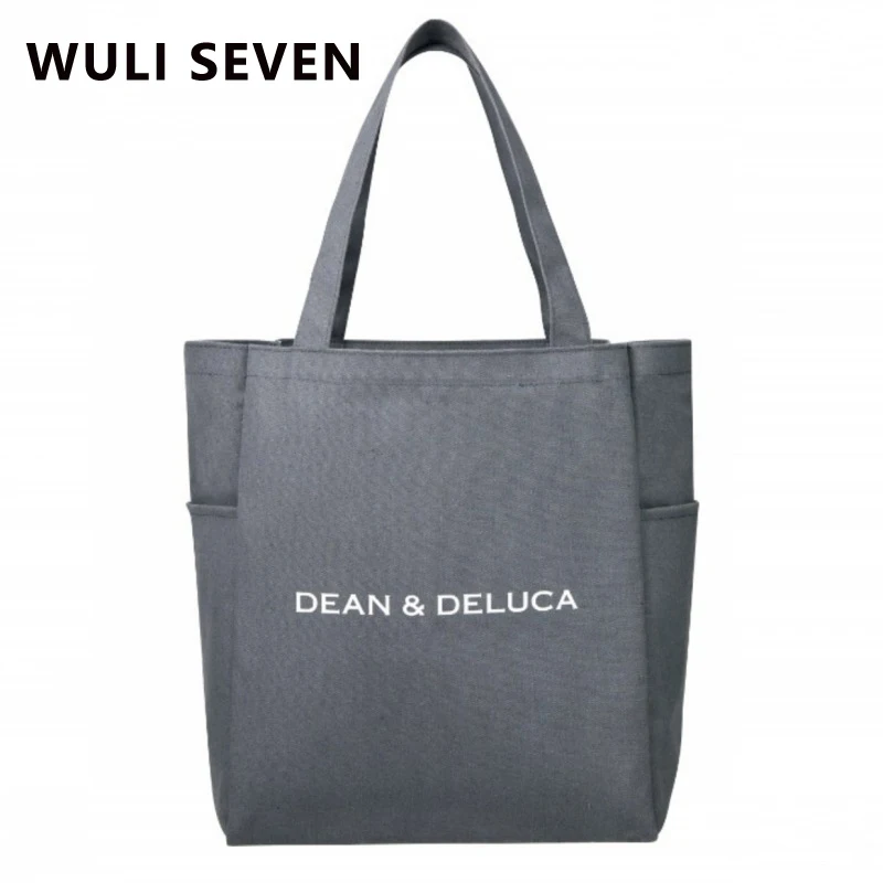 Wuli Seven новая модная полосатая Сумка-тоут Повседневная пляжная сумка эко-сумка для