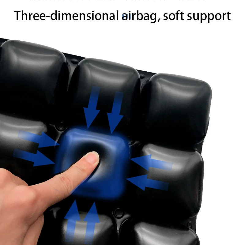 

Universal Motorcycle Air Seat Cushion Pressure Relief Ride Seat Cushion Tpu Seat Pad for Cruiser Touring Saddles 2Pcs