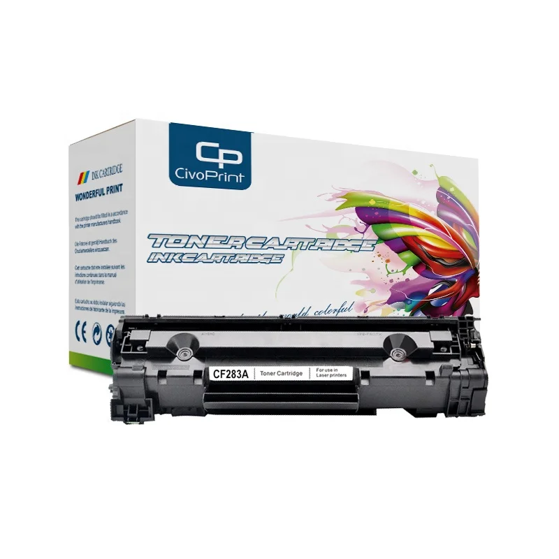 Civoprint совместимый для HP CF283A CF283 283A 283 83A многоразовый тонер картридж LaserJet Pro MFP M125nw