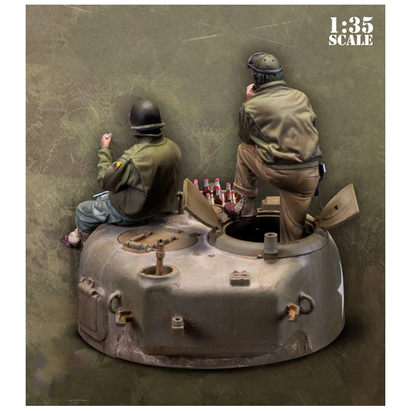 1/35 фигурка модели из смолы GK военная тема (в комплекте башня и содовый чехол)