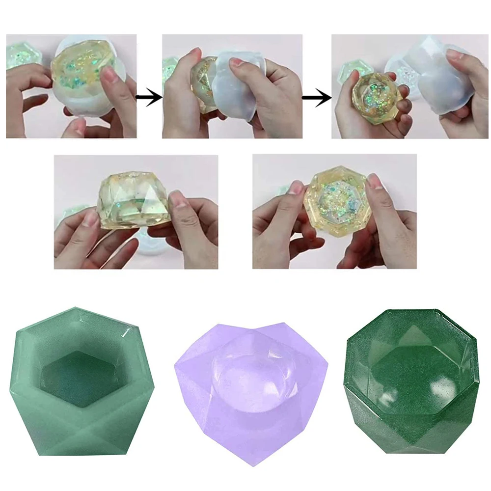 Силиконовая форма для горшка 3D суккулентов искусственные растения ручной работы