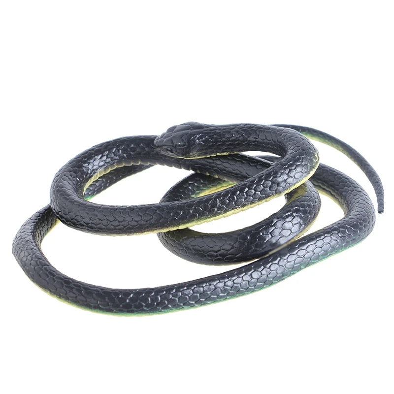 

MOLD 130cm Realistic Plastic Tricky Toy Fake Snakes Garden Props Joke Prank Halloween