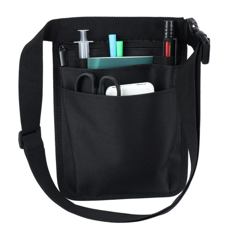 

Convertible Nurse Fanny Pack Pocket Organizer for Medica Supplies Nursing Bags