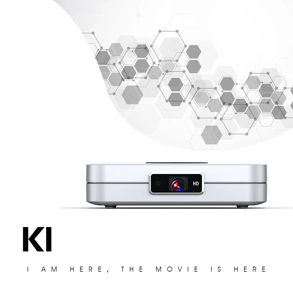Цифровой проектор REAL TV K1 Mini DLP Android Wi Fi Bluetooth 4 0 портативный светодиодный