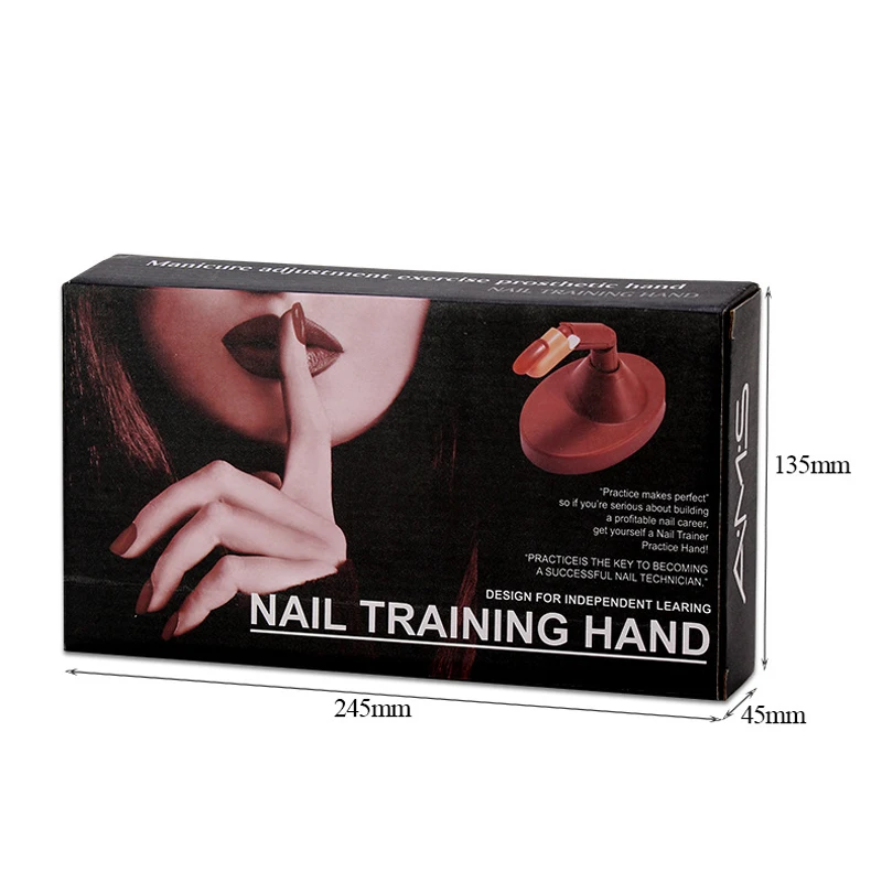 Professional Nail Training Practice Hand Nail Manicure Tools For Beginners Practice Fake Finger Nails Art Accessories Supplies images - 6