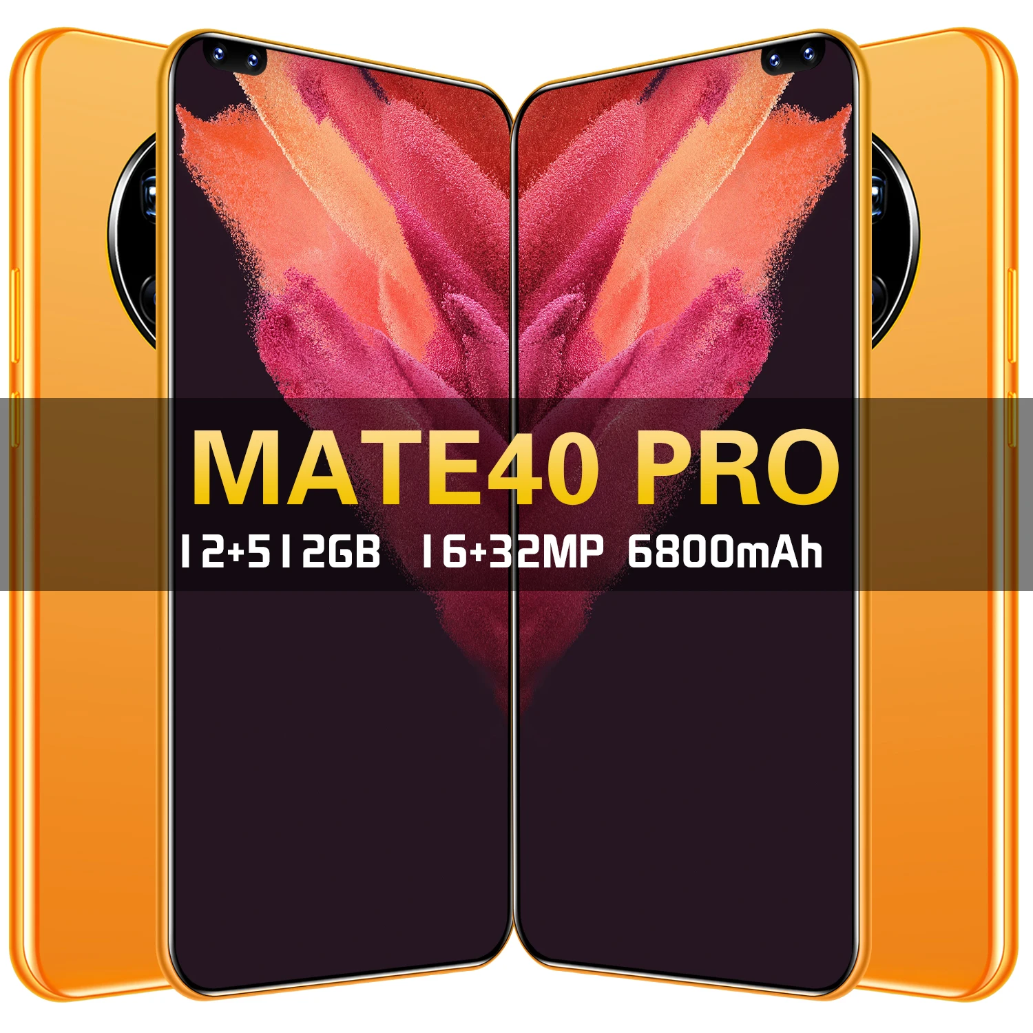 

Mate40 Pro+ HUAWE Global Version Smartphone 7.3Inch Full Screen Deca Core 6000mAh 12GB 512GB 4G LTE 5G Network Mobile Phone