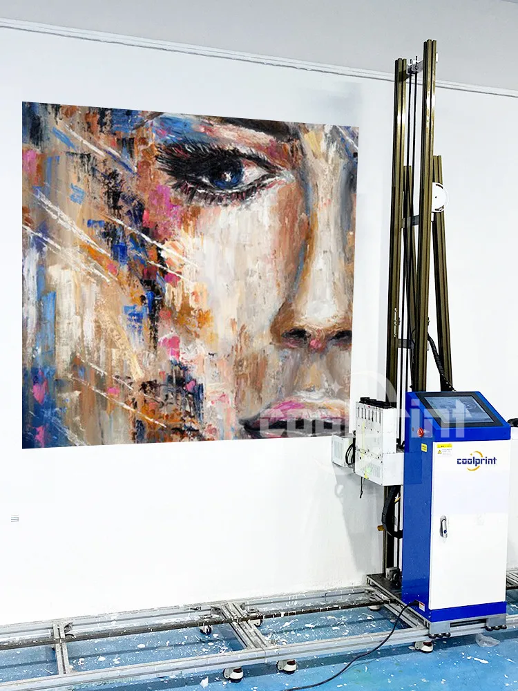 3D Inkjet Direct Mural Painting Zeescape Wall Printer Printing Machine Eco Friendly |