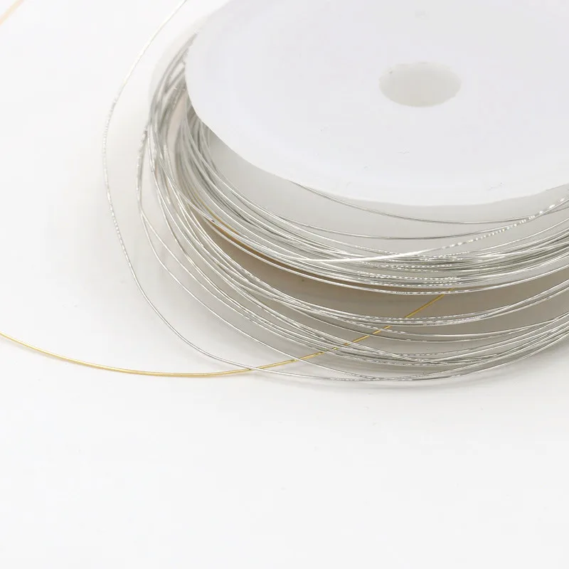 

Copper Wire for Jewelry Silver Gold Color Metal Wires DIY Handmade Accessories Material 10Meters/roll