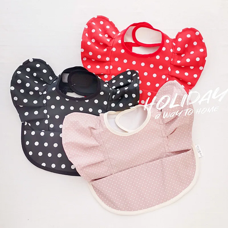 

Новинка, креативный водонепроницаемый шарф в форме оборки, детские нагрудники, фартук из ткани для кормления, Детский фартук