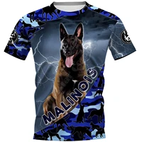 malinois 3d printed t shirts women for men summer casual tees short sleeve t shirts short sleeve drop shipping 06