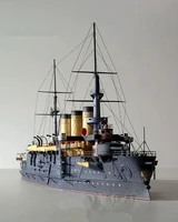 scale 1250 czarist russia battleship oslabya 3d paper craft model ship paper model kit puzzles handmade toy diy