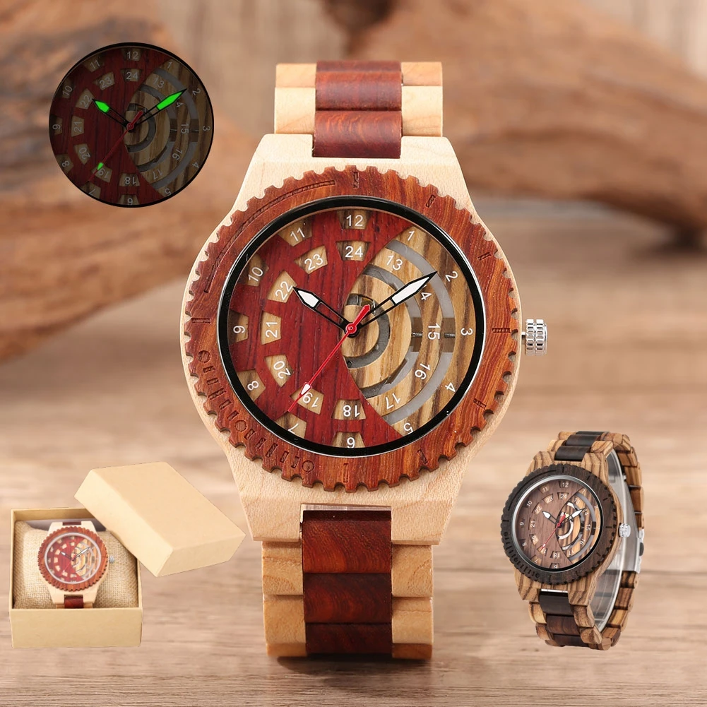 

Часы Keller & Weber для мужчин и женщин, деревянные часы, кварцевые наручные часы для пары, мужские и женские часы, роскошные часы