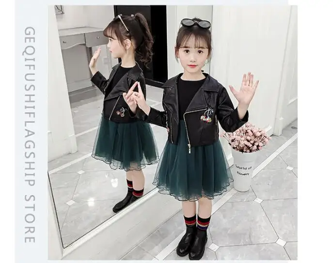 Новинка 2020 детский костюм в Корейском стиле осенняя одежда для девочек детское