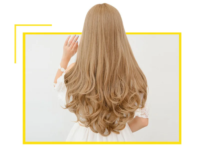 Длинные Синтетические парики Омбре коричневого светильник лого блондинка