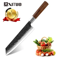 xituo handmade forged stainless steel chef knife kiritsuke japanese santoku utility sharp cleaver slicing steak kitchen tools