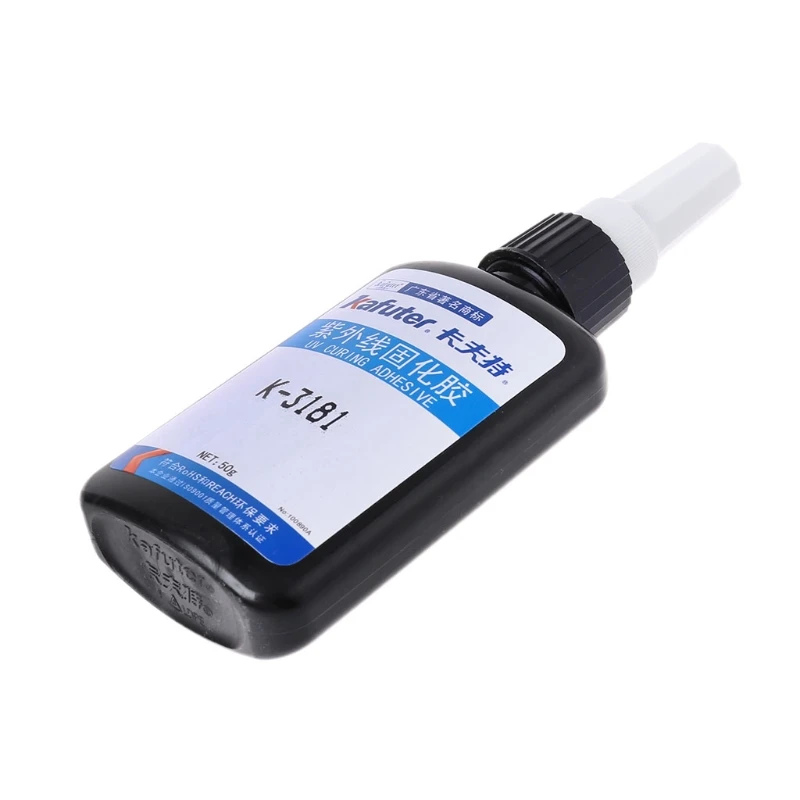 

P15F UV Light Adhesive Strong Bonding For Metal Wood Glass Crystal Cure Glue