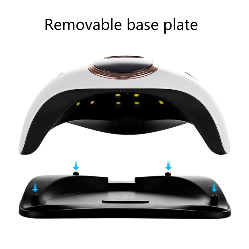 Портативный 168W лампа на гвозде Ультрафиолетовый светодиодный барабан