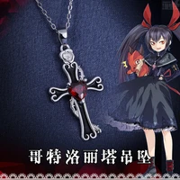 gothic lolita s925 sterling silver necklace gift animation peripherals unisex pendant jewelry birthday present