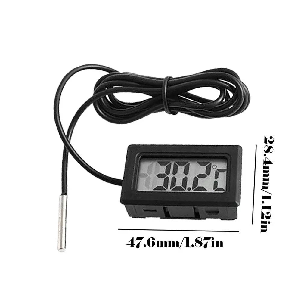 

Digital LCD Temperature Sensor Humidity Meter Thermometer Hygrometer Gauge Thermometer Water Temperature Meter