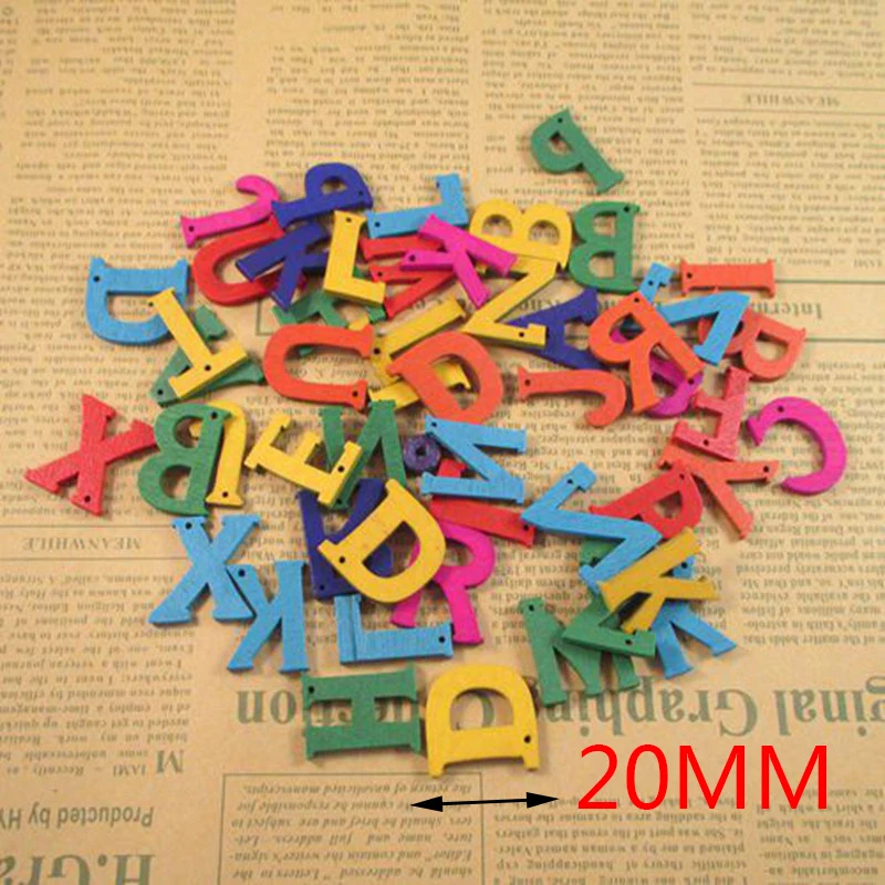 100 шт. цифры деревянные милые буквы алфавита украшения Scrabble Скрапбукинг