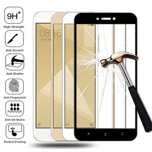 Защитное стекло для Xiaomi Redmi 4A 4X 5 5A 5 Plus 6A 6 Pro 7A Note 4 4X, 3 цвета на выбор